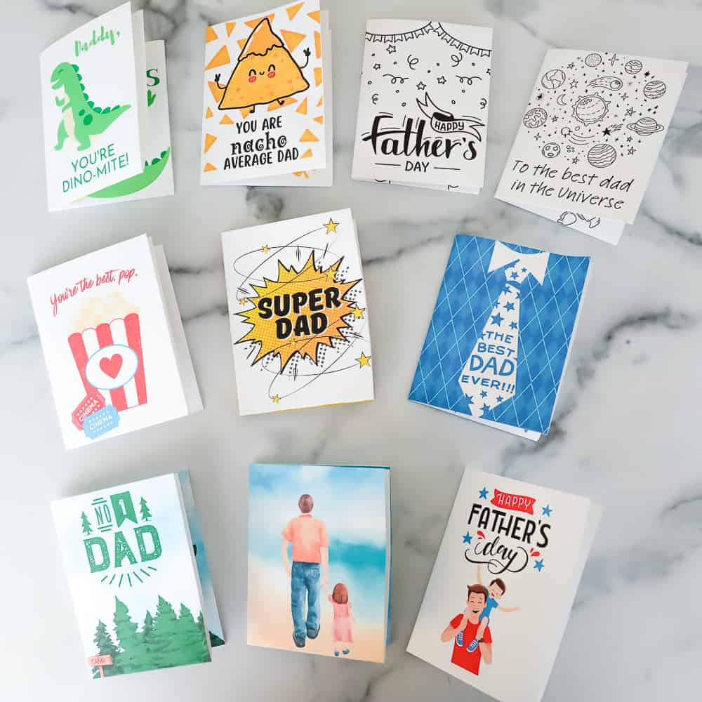 10 Free Printable Father'S Day Cards - Prudent Penny Pincher intended for Father'S Day Free Printable Cards