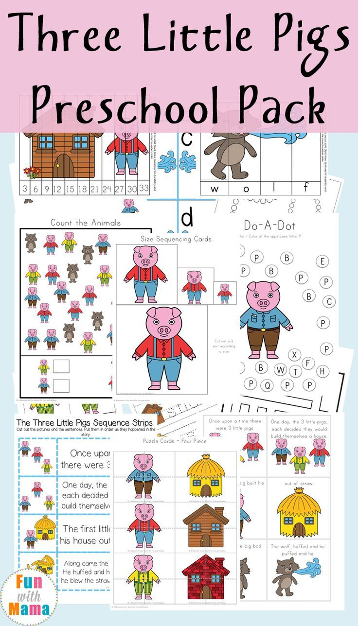 12+ Three Little Pigs Activities To Bring The Extend The Learning! for Printable The Three Little Pigs Story