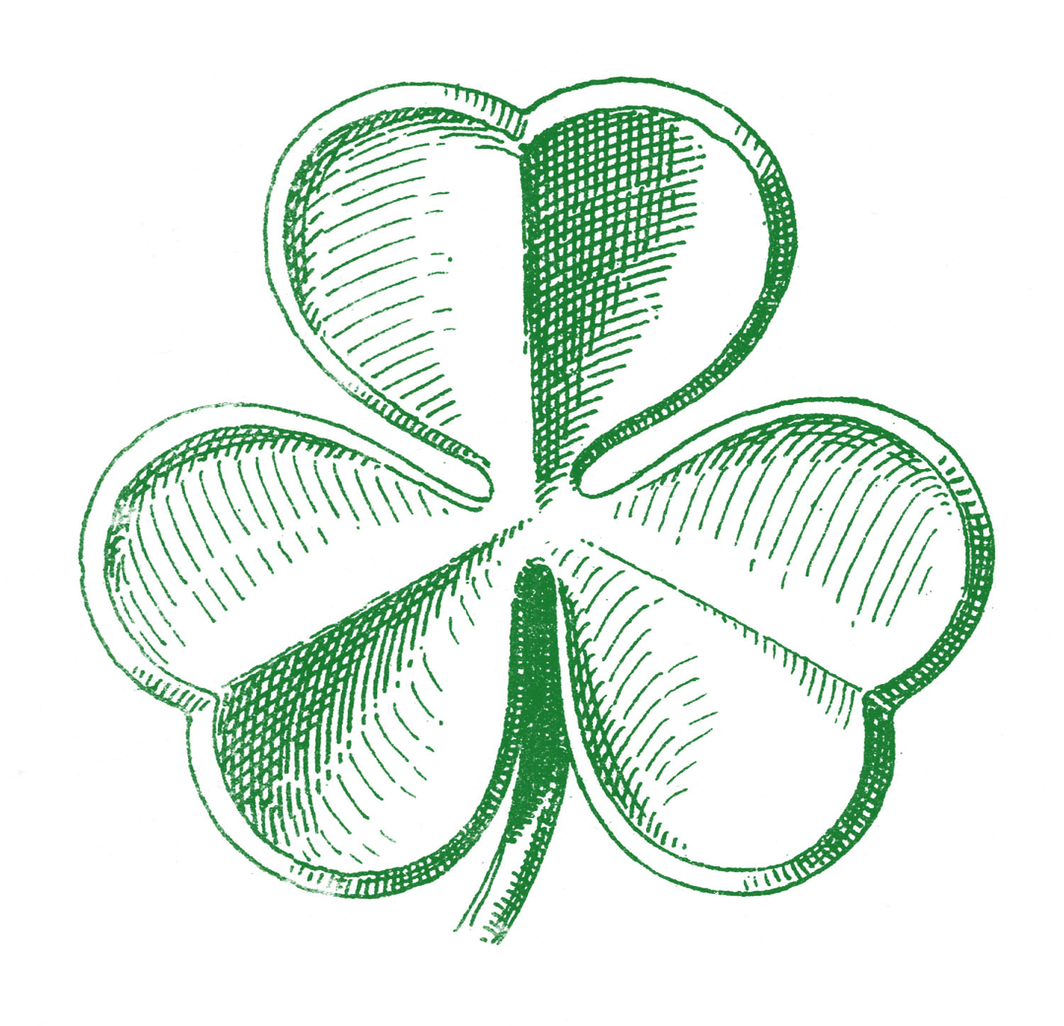 15 Best Shamrock Clip Art! - The Graphics Fairy inside St Patrick'S Day Clover Printable