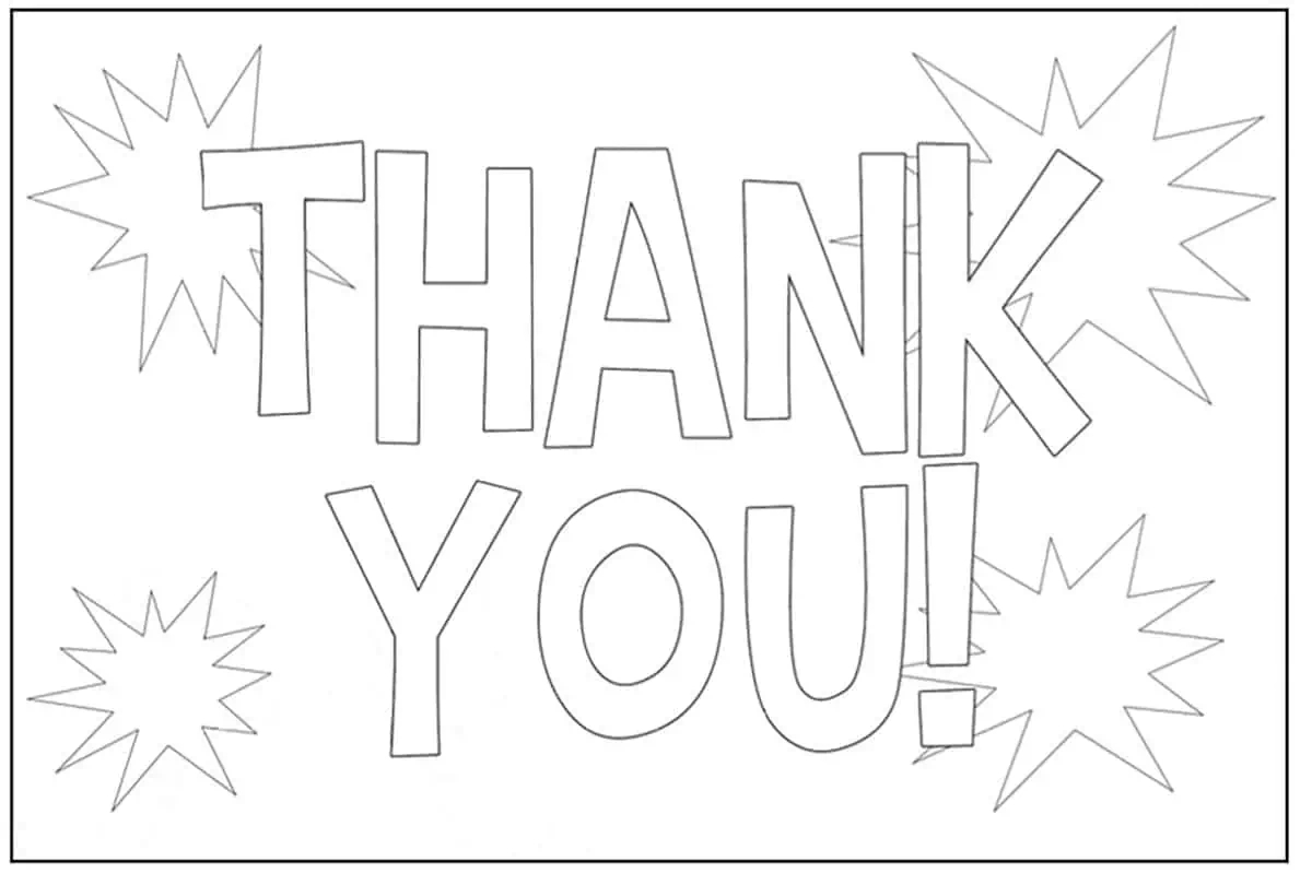 24 Free Printable Thank You Cards | Lamberts Lately with regard to Printable Thank You Cards Black And White