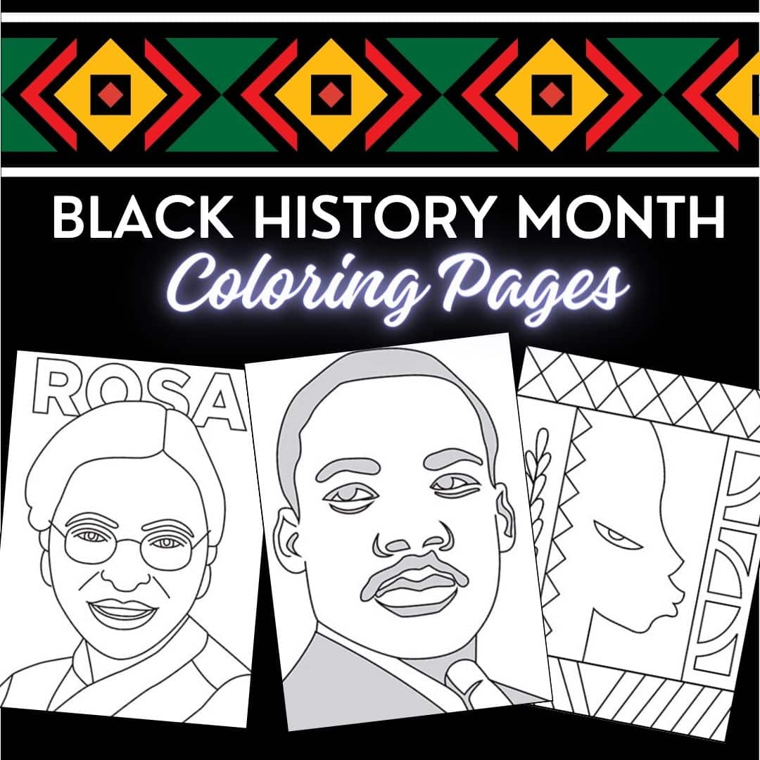 25+ Black History Month Coloring Pages (Printable Pdf Sheets with regard to Black History Month Printables Free
