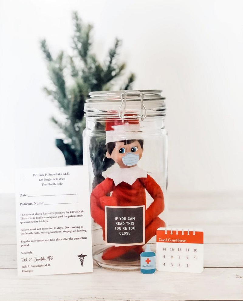 30 Easy Elf On The Shelf Ideas | Finding Myself Young regarding Printable Elf On The Shelf In A Jar Note