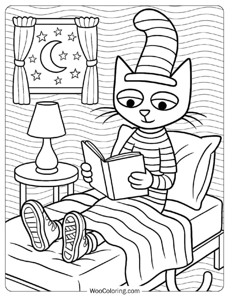 30 Pete The Cat Coloring Pages (Free Pdf To Print) | Woo Coloring for Pete the Cat Free Printables