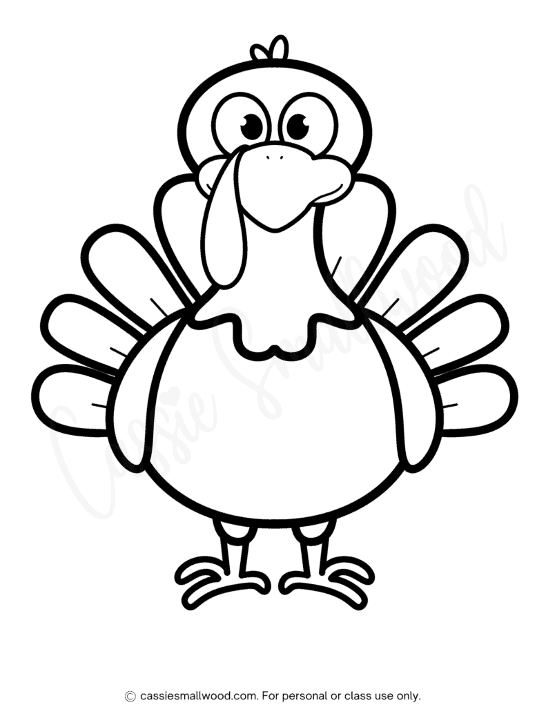 31 Cutest Turkey Templates - Cassie Smallwood throughout Turkey Template Printable Free Download