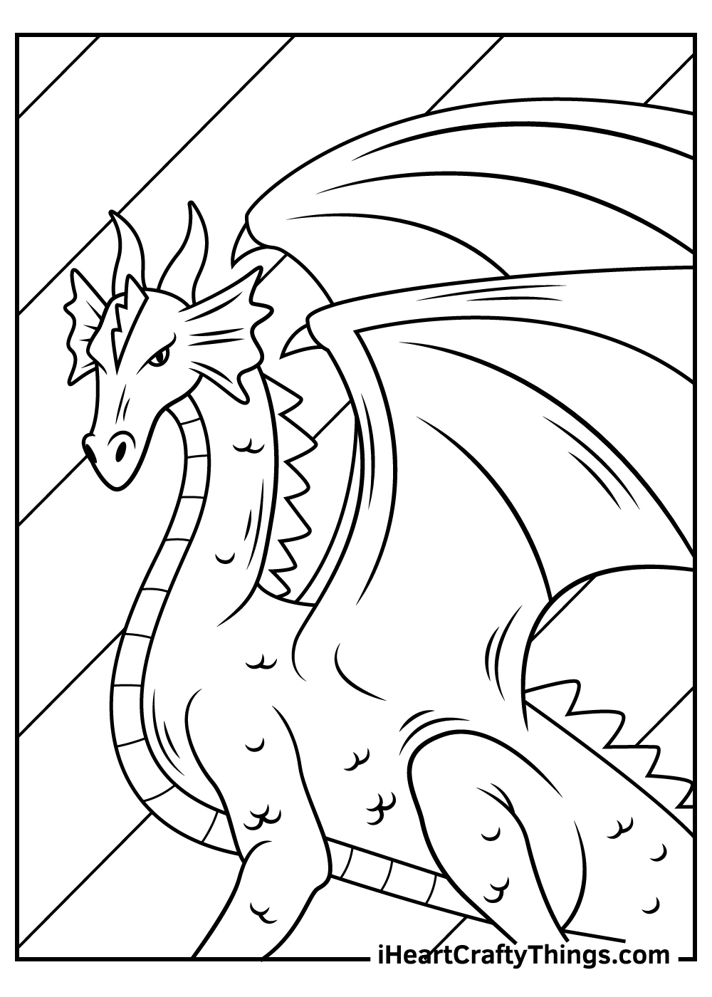 58 Dragon Coloring Pages (Printable Free Pdfs For Kids) for Free Printable Pictures Of Dragons