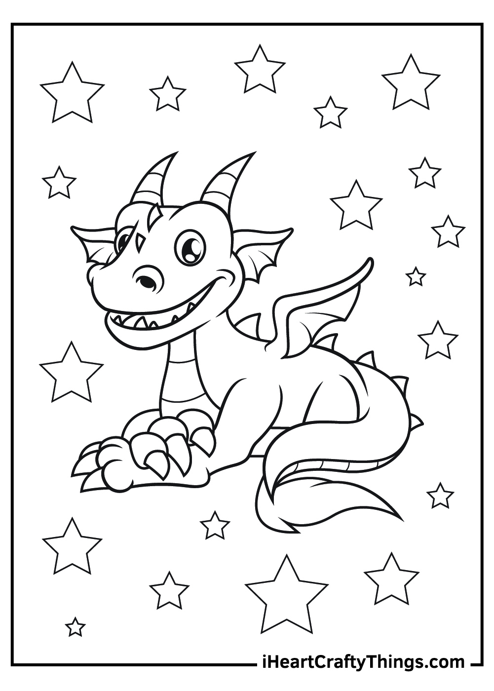 58 Dragon Coloring Pages (Printable Free Pdfs For Kids) inside Free Printable Pictures Of Dragons