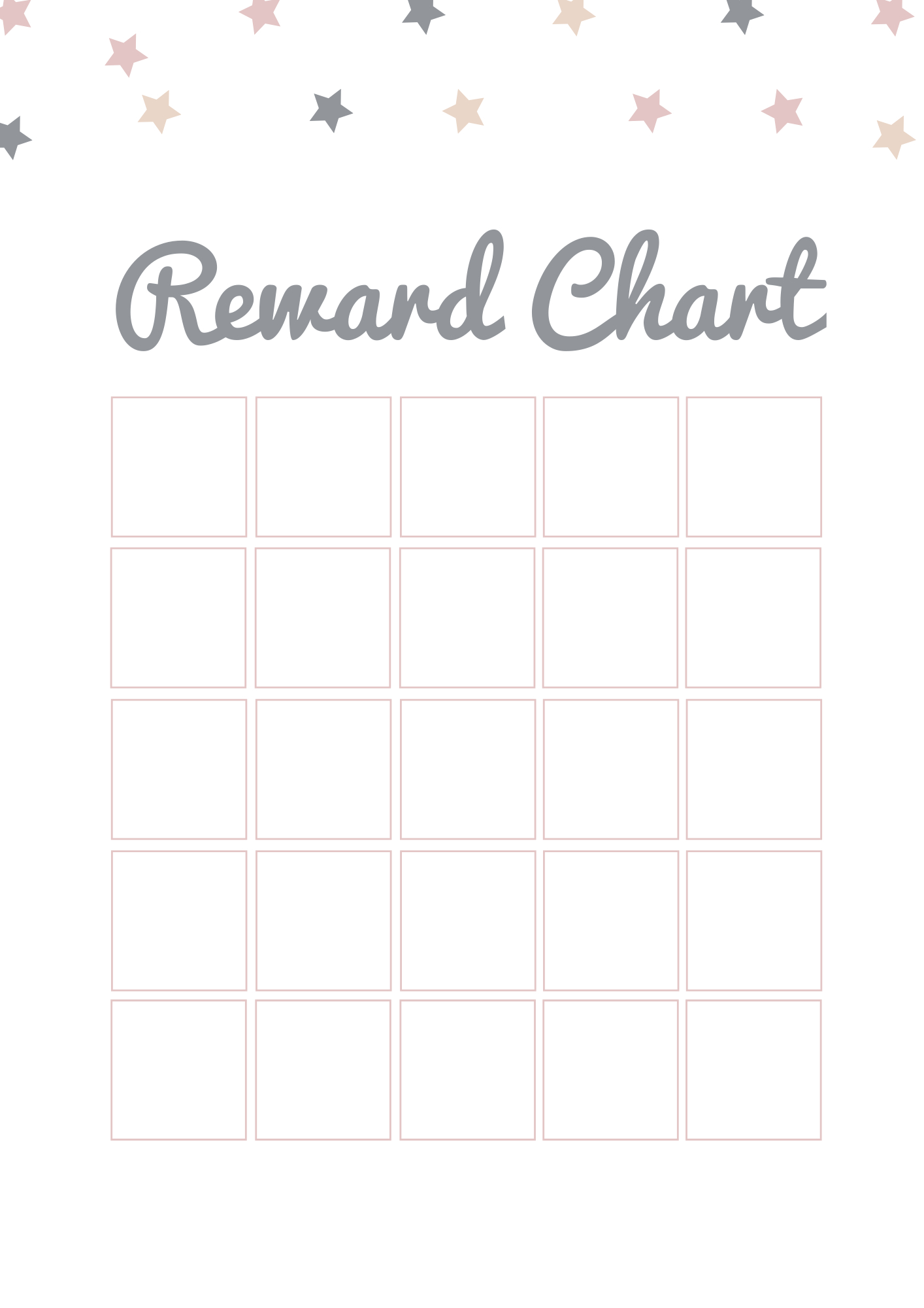 A Simple Reward Chart | Free Printable — Domestic Fashionista within Sticker Chart Printable Free