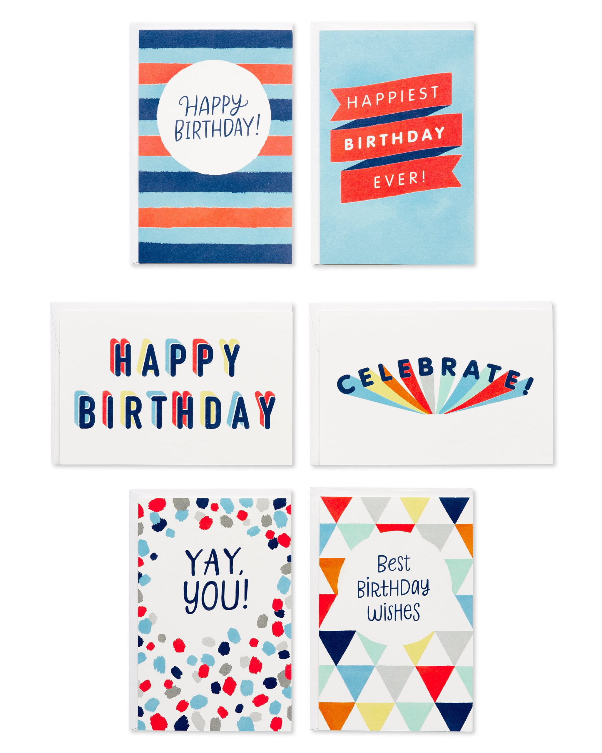 American Greetings Birthday Cards, Bold Birthday Designs (48-Count pertaining to American Greetings Printable Birthday Cards