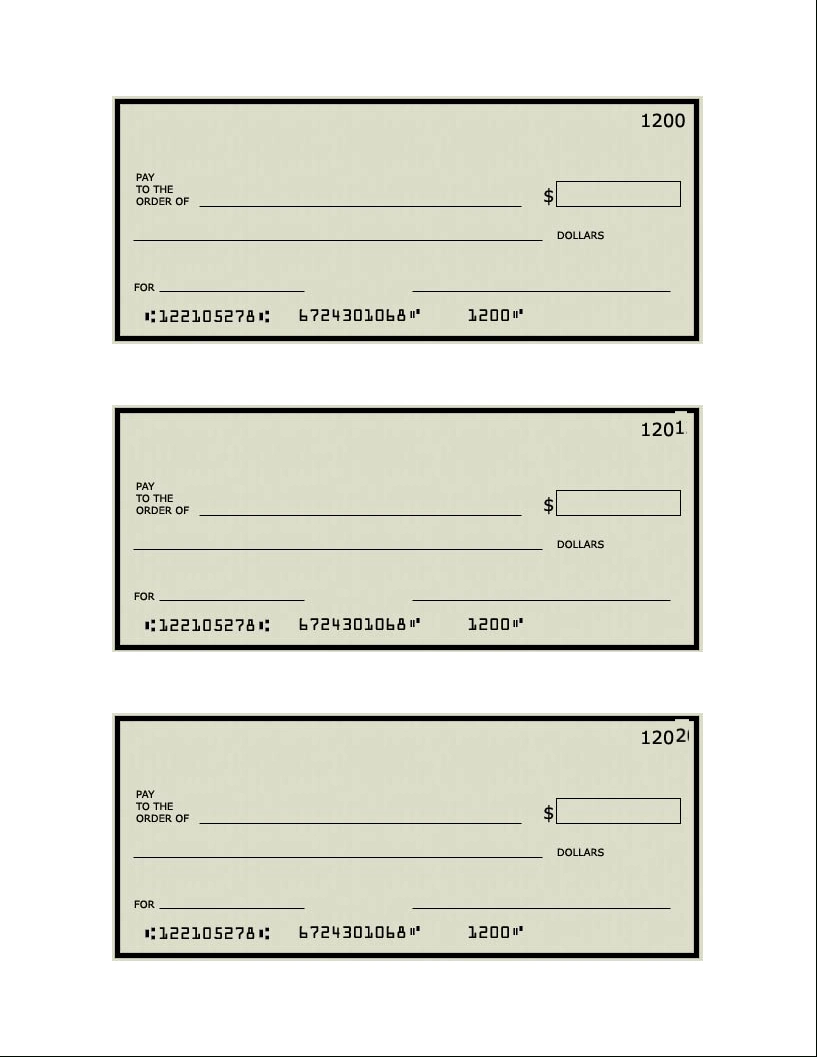 Blank Check Images - The Dock For Learning with Free Printable Checks For Students
