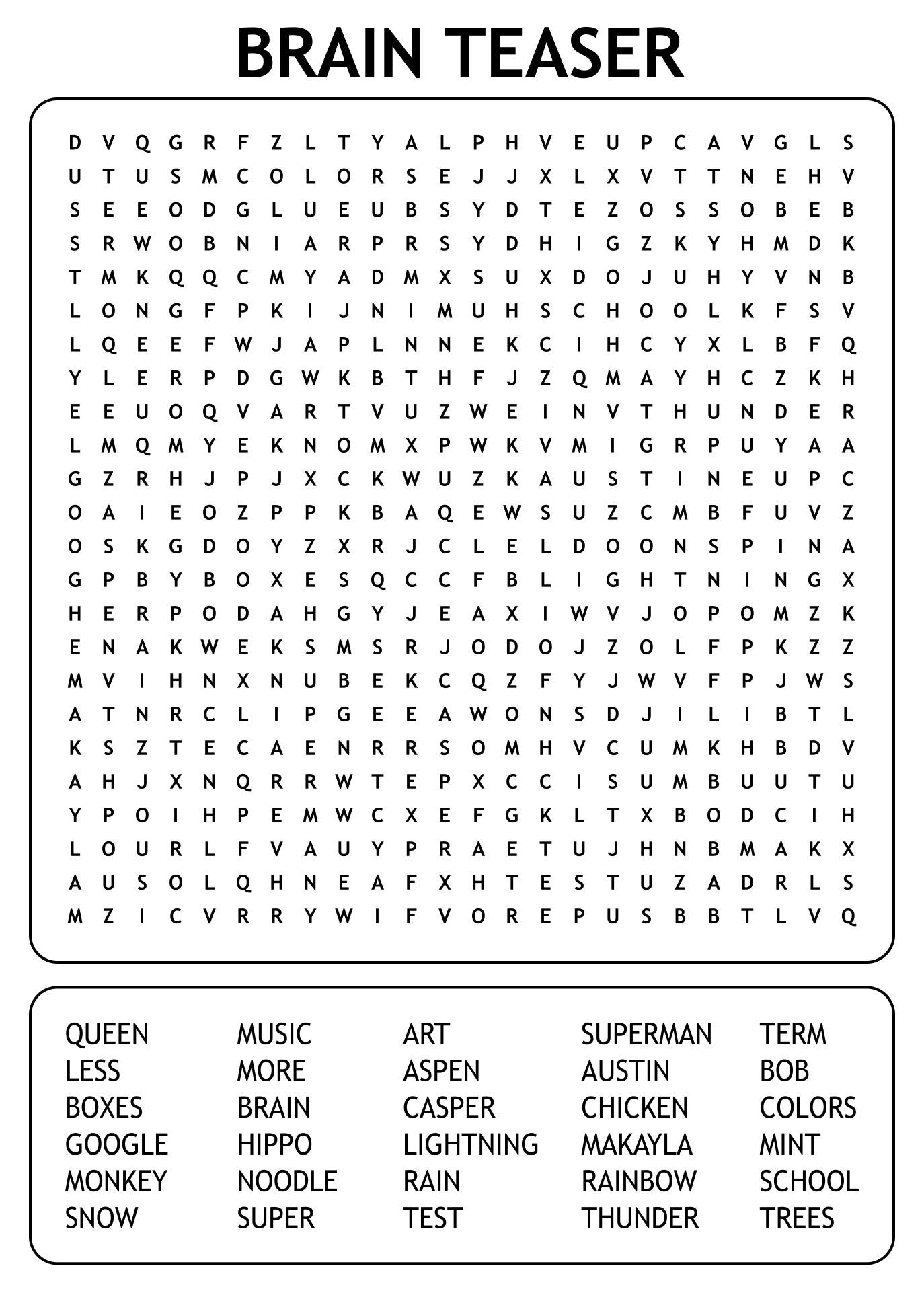 Brain Puzzles For Adults - 10 Free Pdf Printables | Printablee with Printable Brain Teasers For Adults