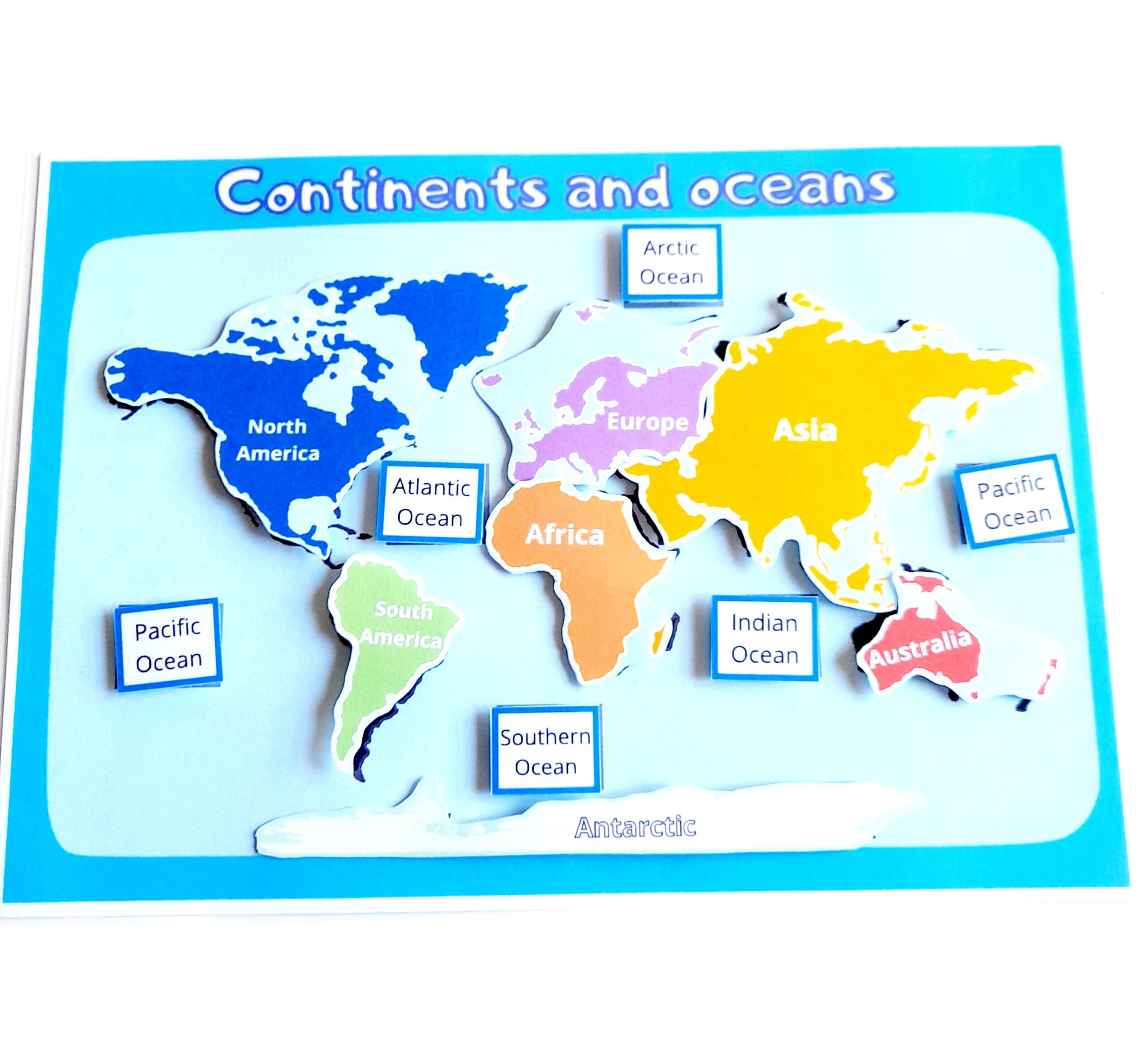 Continents And Oceans, Geography Worksheet, Printables Homeschool pertaining to Printable 7 Continents And 5 Oceans