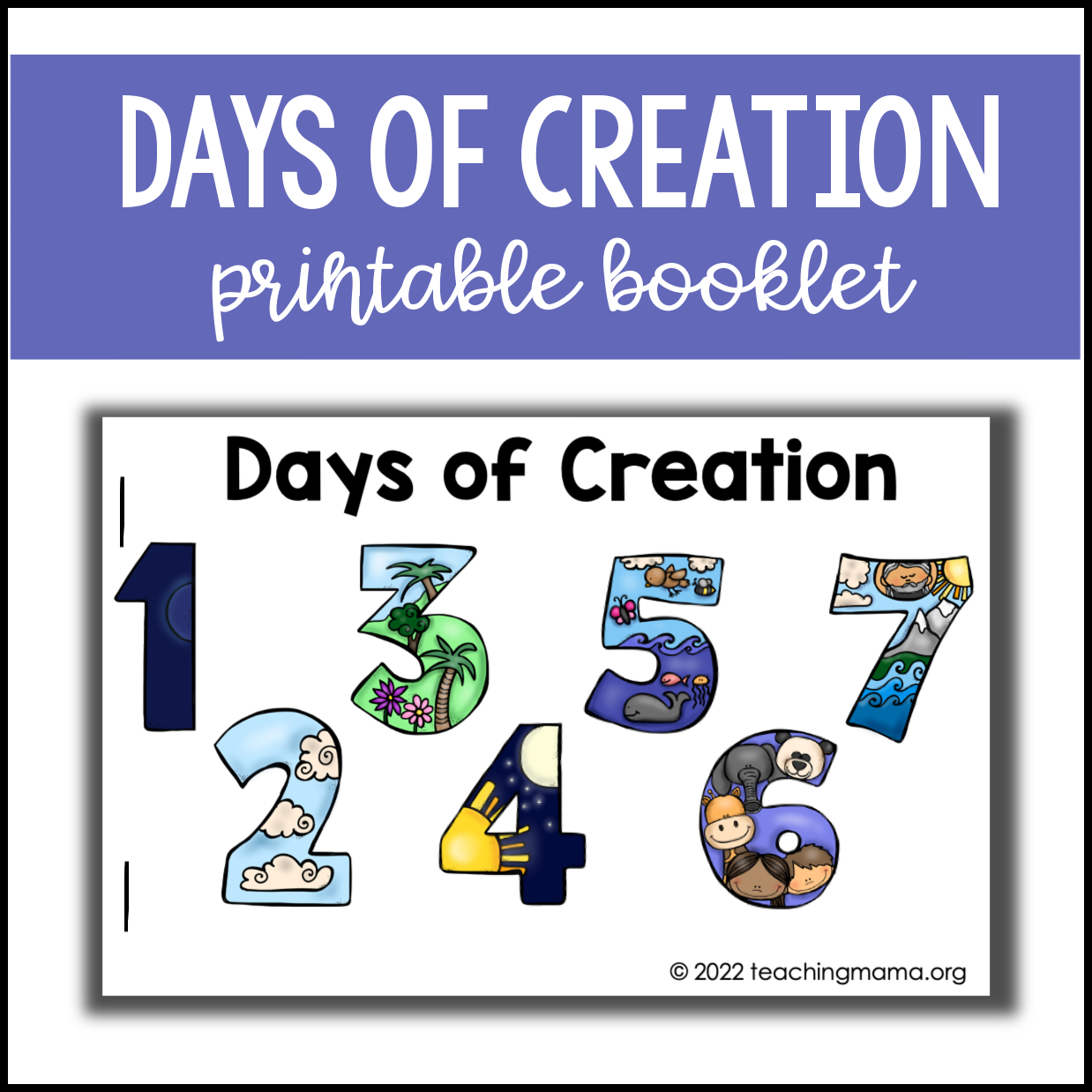 Days Of Creation Printable - Teaching Mama throughout 7 Days Of Creation Free Printables