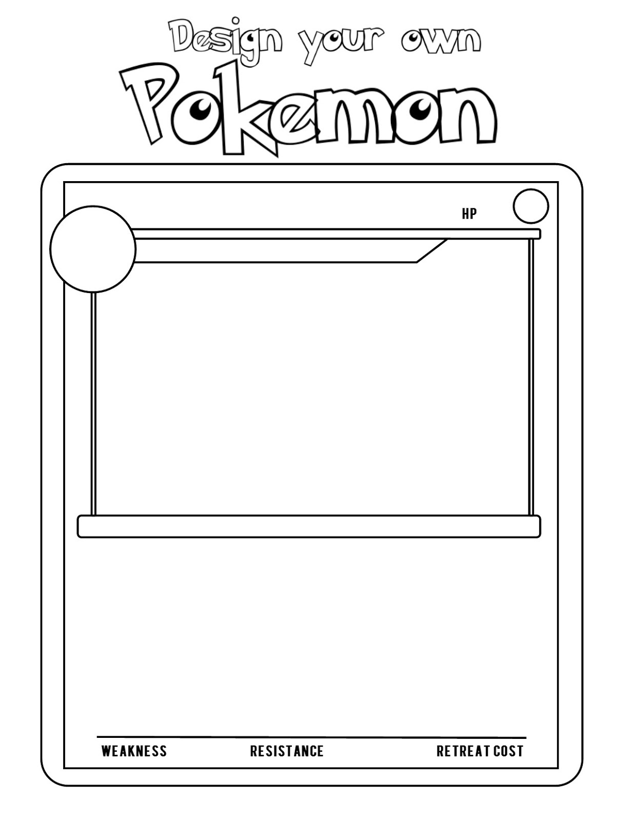 Design Your Own Pokemon Card regarding Make Your Own Pokemon Card Printable