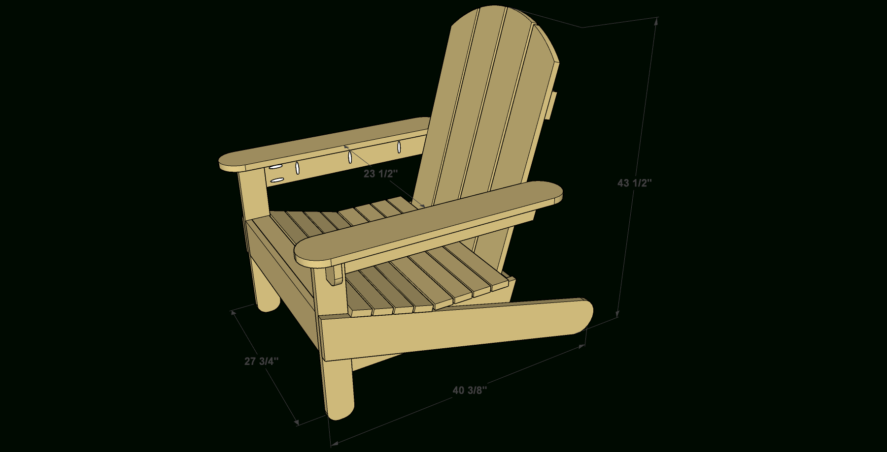 Diy Adirondack Chair - How To Build An Adirondack Chair inside Free Printable Adirondack Chair Plans