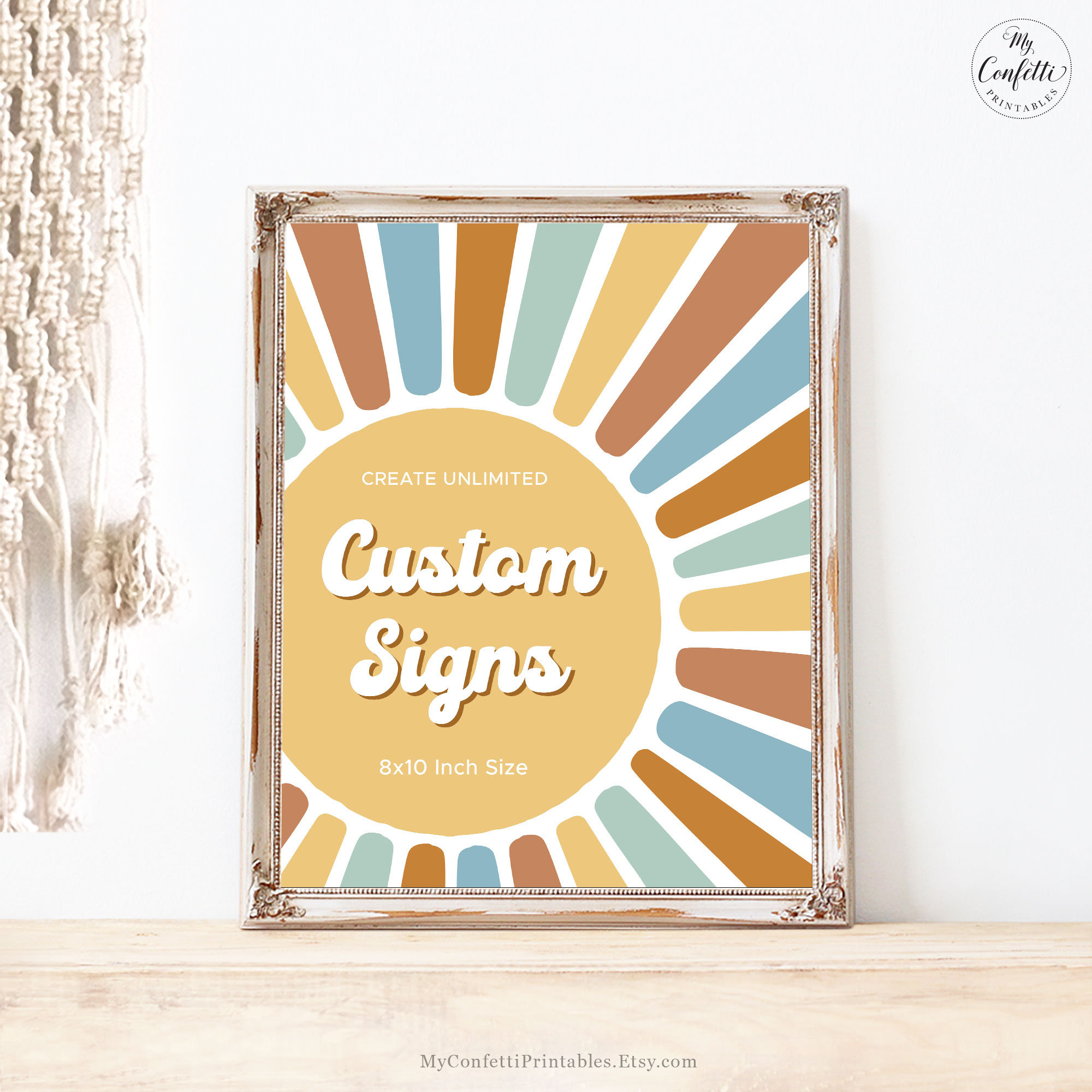Diy Custom Sign Template, Editable Unlimited 8X10 Sign Template regarding Make Your Own Signs Free Printable