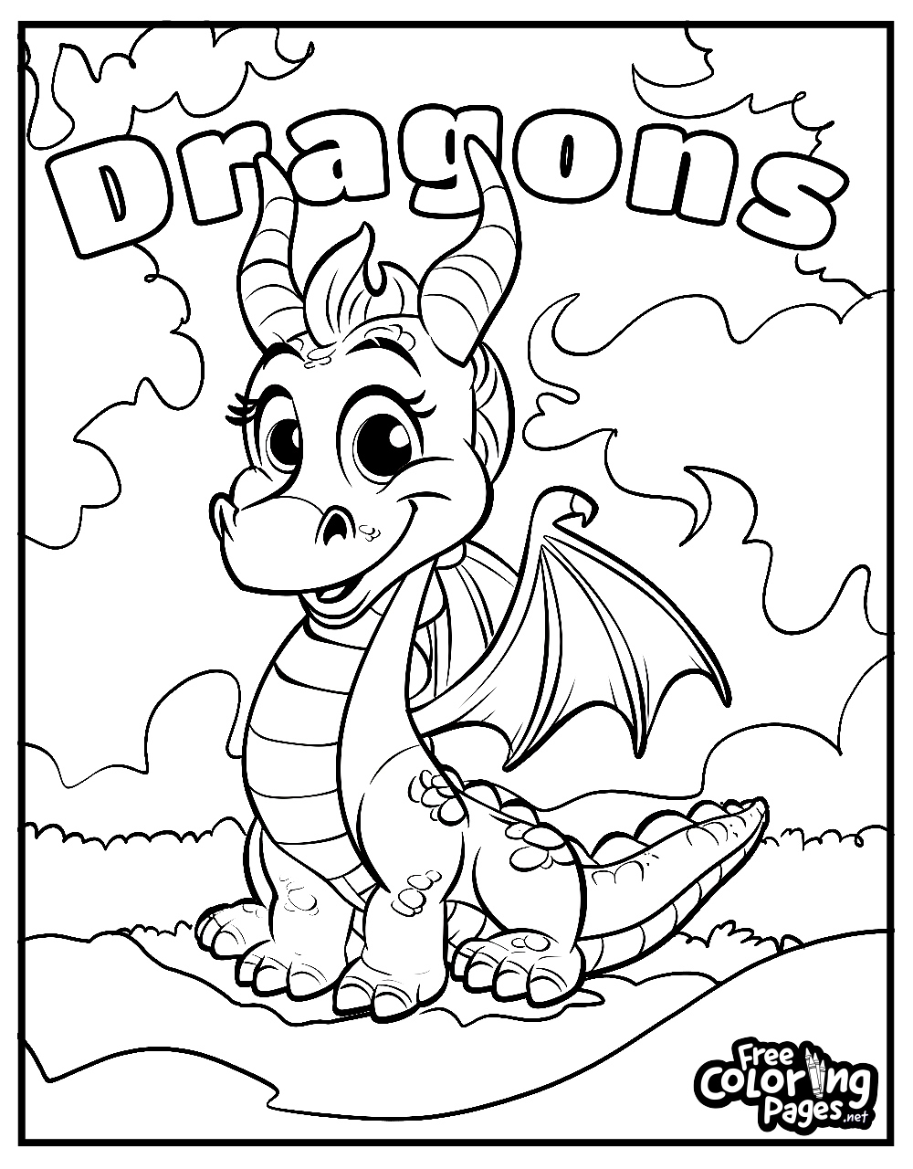 Dragons Coloring Pages - Free Coloring Pages throughout Free Printable Pictures Of Dragons