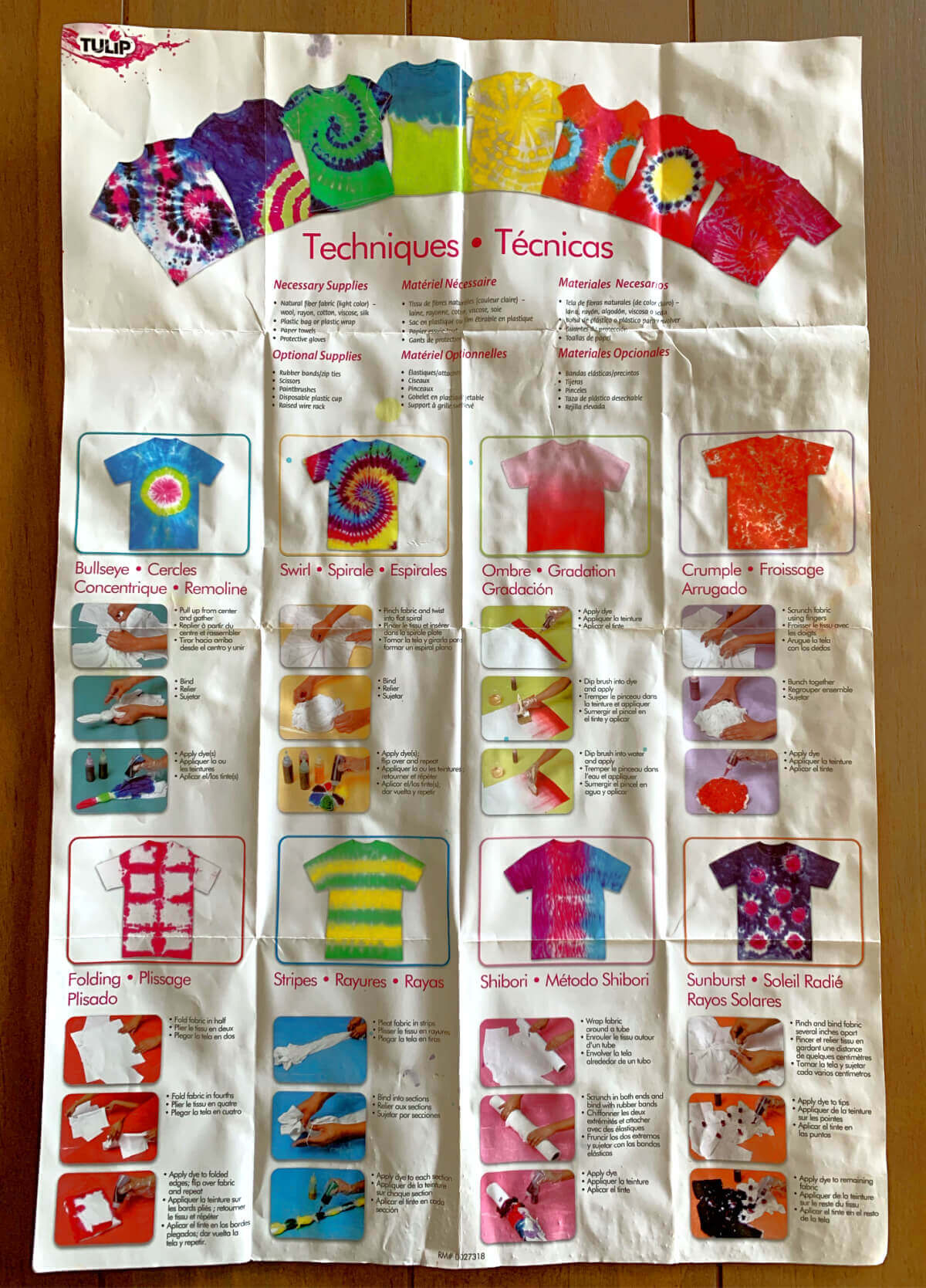 Easy Diy Tie Dye Tutorial - Instructions With Pictures ⋆ Love Our for Step By Step Tie Dye Instructions Printable