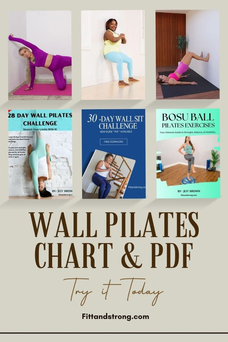Easy-To-Follow Wall Pilates Chart & Pdf With Visuals And with Free Printable Wall Pilates Chart