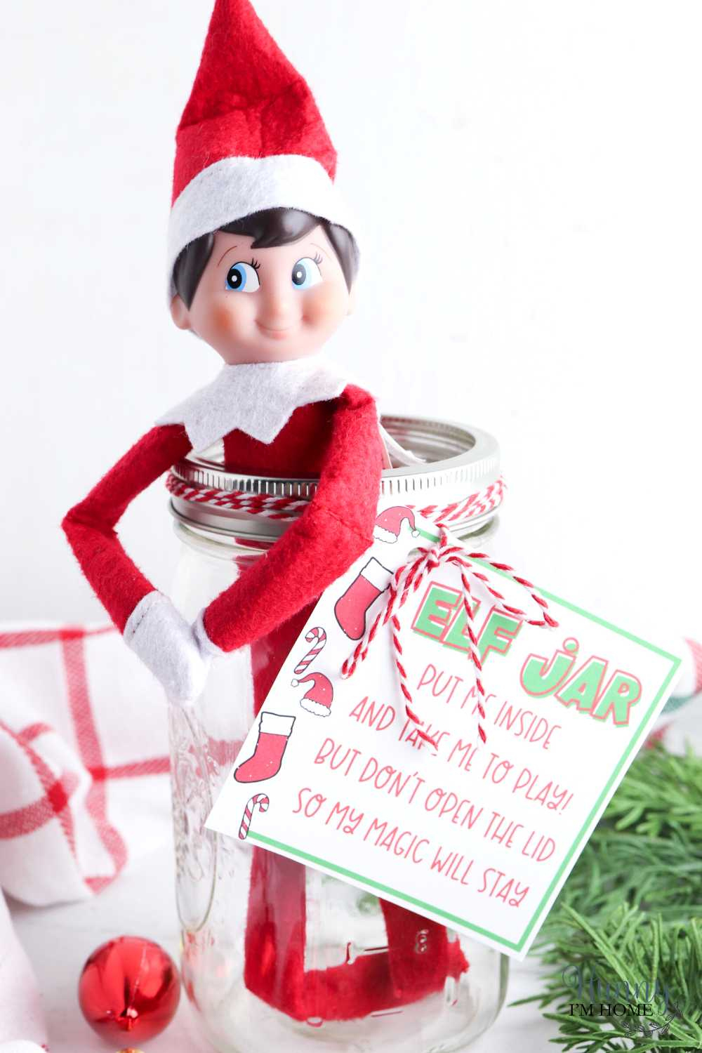 Elf On The Shelf Mason Jar With Printable Letter with regard to Printable Elf On The Shelf In A Jar Note