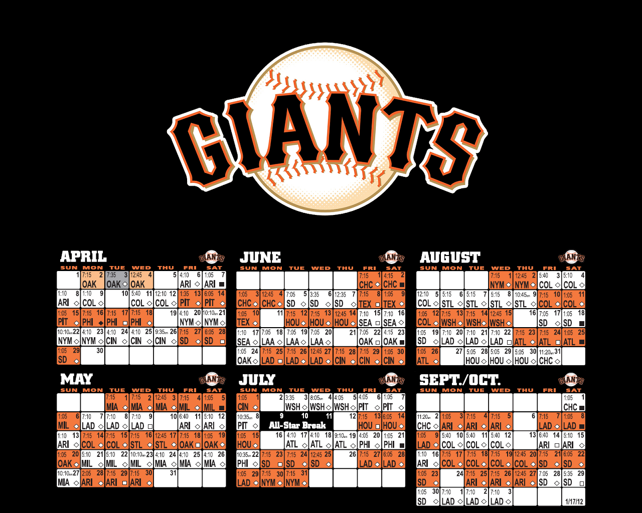 🔥 [50+] Sf Giants 2014 Schedule Wallpapers | Wallpapersafari with regard to San Francisco Giants Printable Schedule