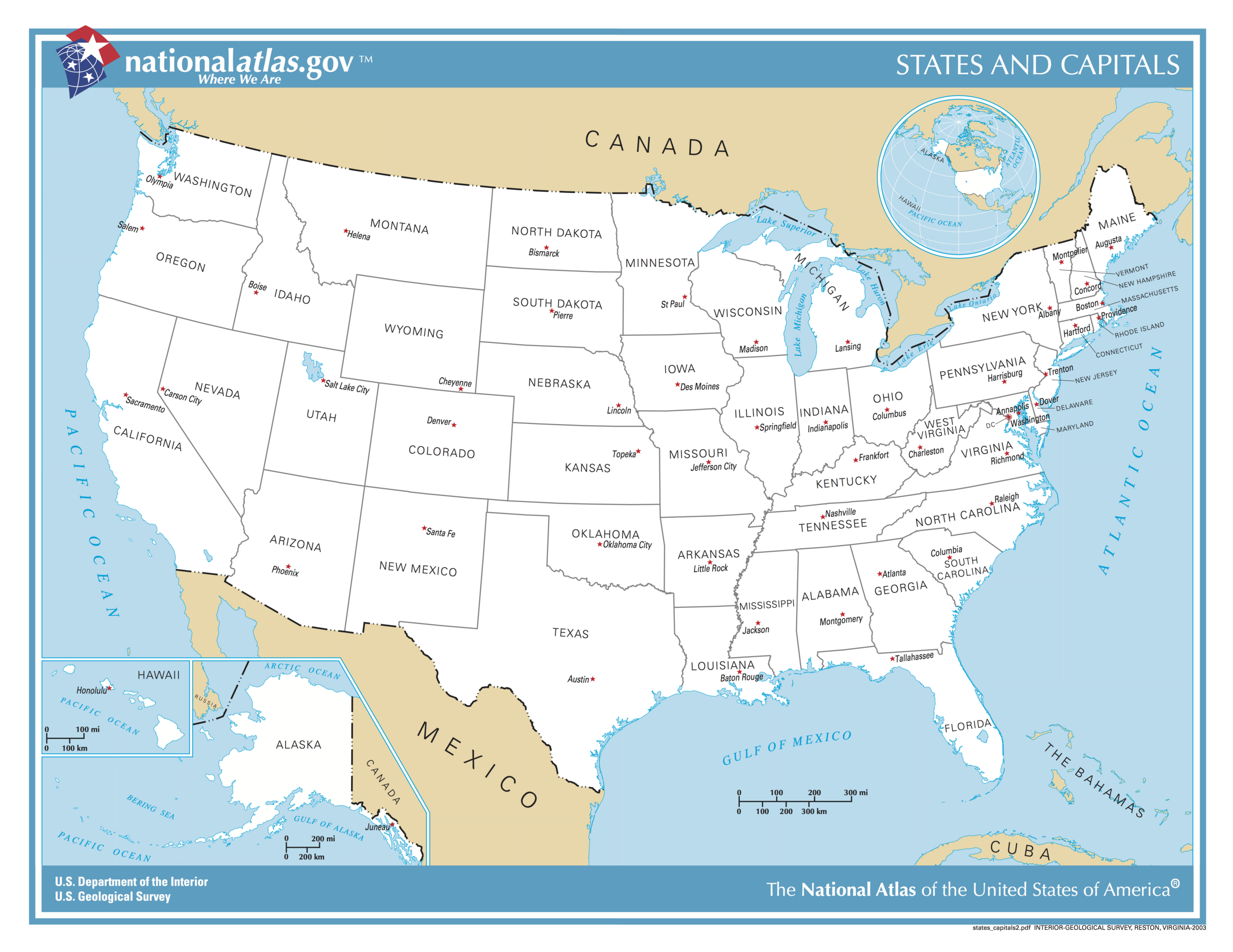 File:us Map - States And Capitals - Wikimedia Commons regarding Printable Us States And Capitals Map