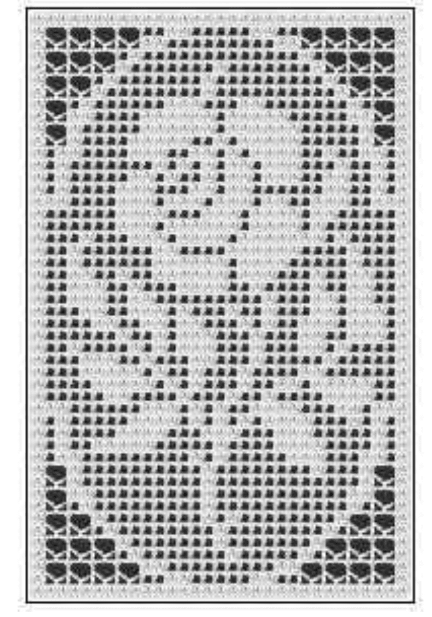 Flower Filet Crochet Patterns - Sewing Pattern Library for Printable Free Filet Crochet Patterns