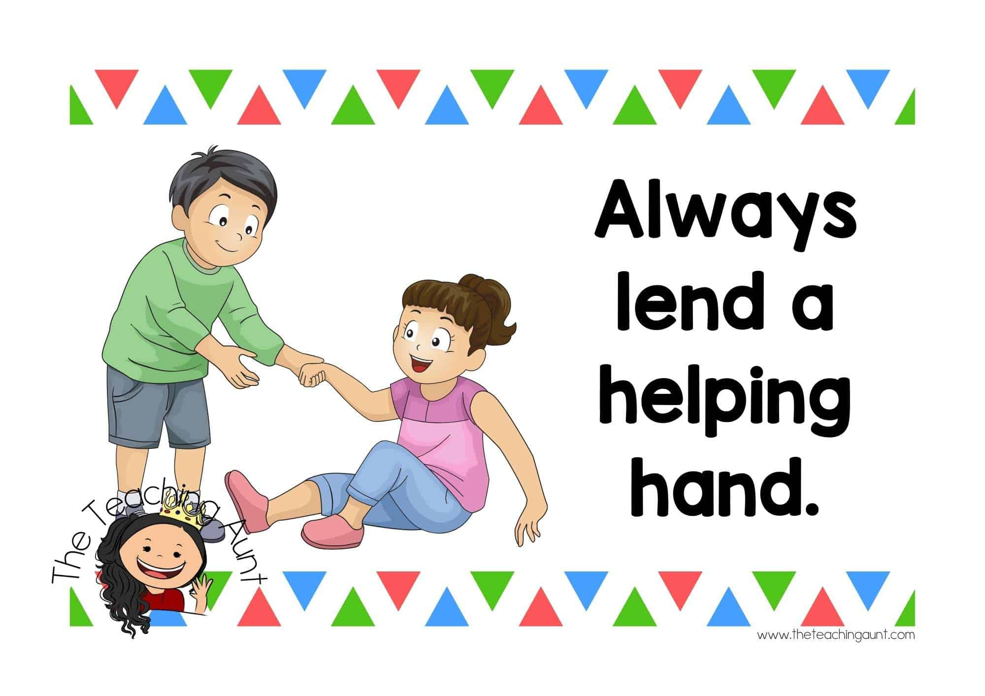 Free Classroom Rules Posters - The Teaching Aunt with regard to Preschool Classroom Rules Free Printables