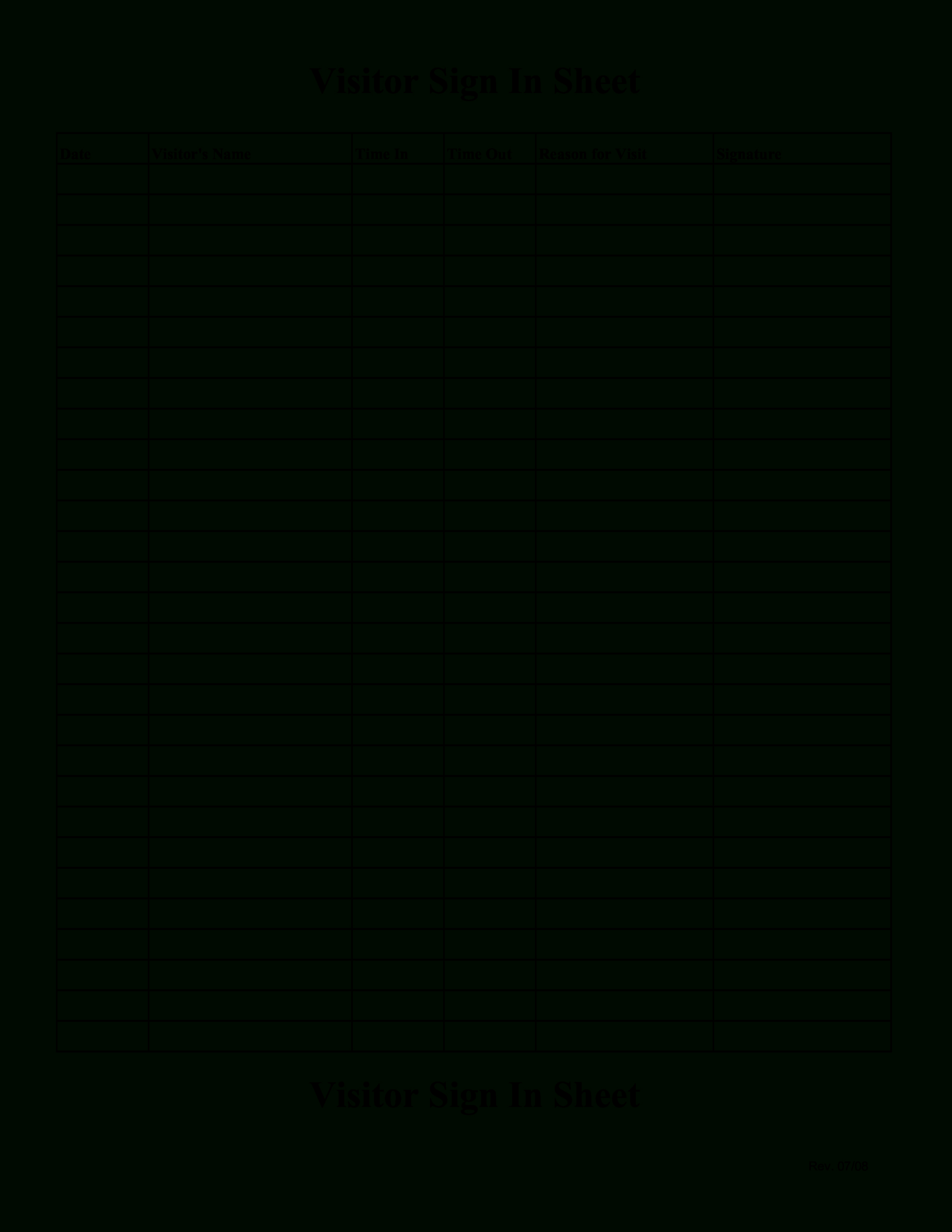 Free Free Printable Visitor Signs, Download Free Free Printable for Visitor Sign in Sheet Printable