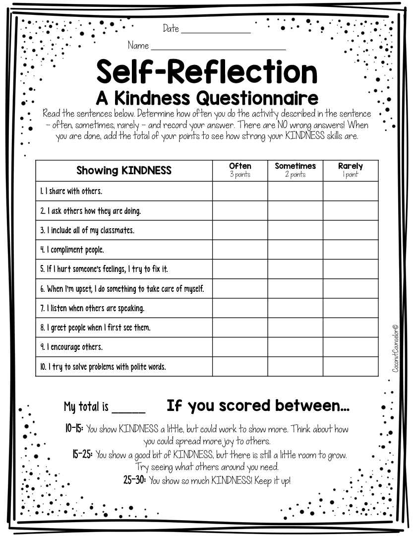 Free Kindness Worksheet, Download Free Kindness Worksheet Png inside Free Printable Kindness Worksheets