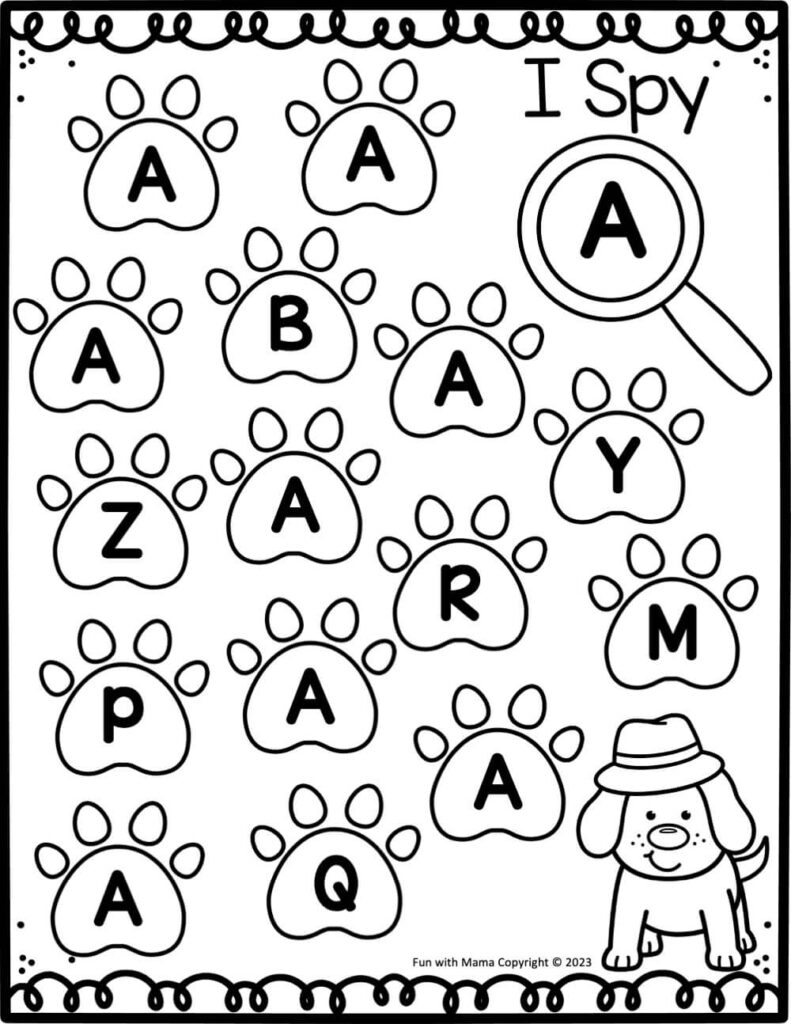 Free Letter A Worksheets For Preschool + Kindergarten - Fun With Mama in Free Printable Letter A Worksheets Preschool