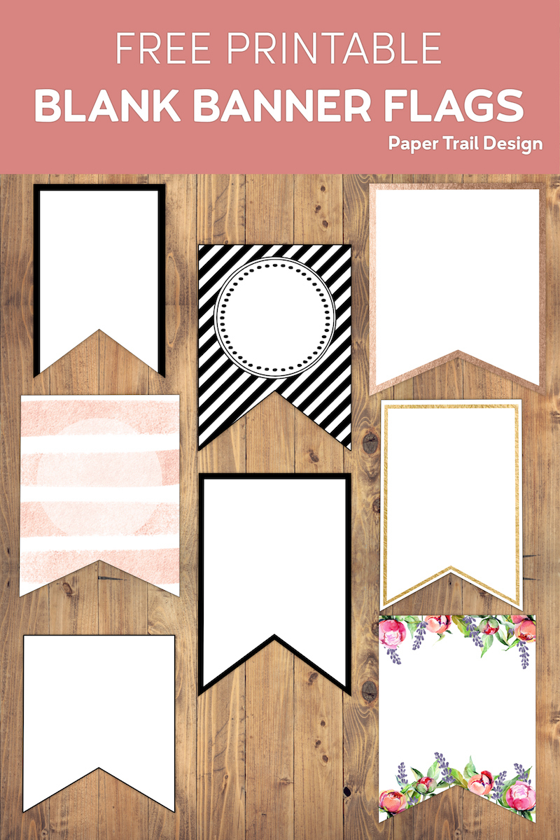Free Printable Banner Templates {Blank Banners} - Paper Trail with regard to Create Printable Banner Online Free