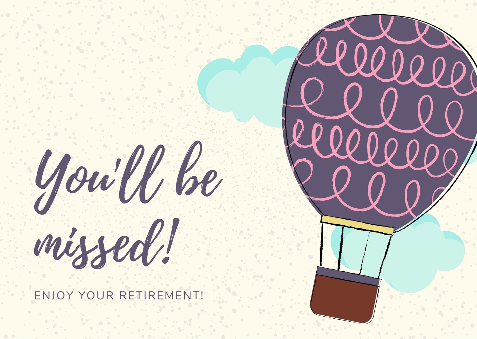 Free Printable, Customizable Retirement Card Templates | Canva with Free Printable Retirement Cards