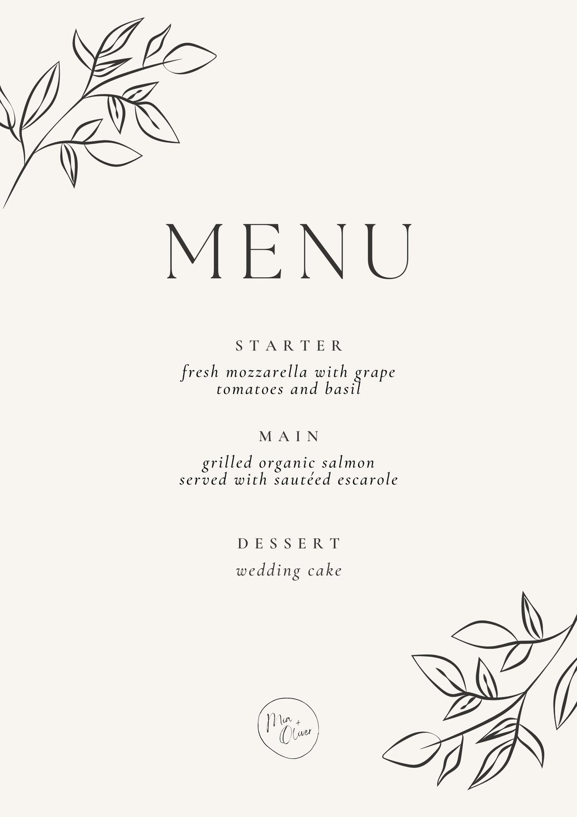 Free Printable, Customizable Wedding Menu Templates | Canva with regard to Free Printable Menu Templates