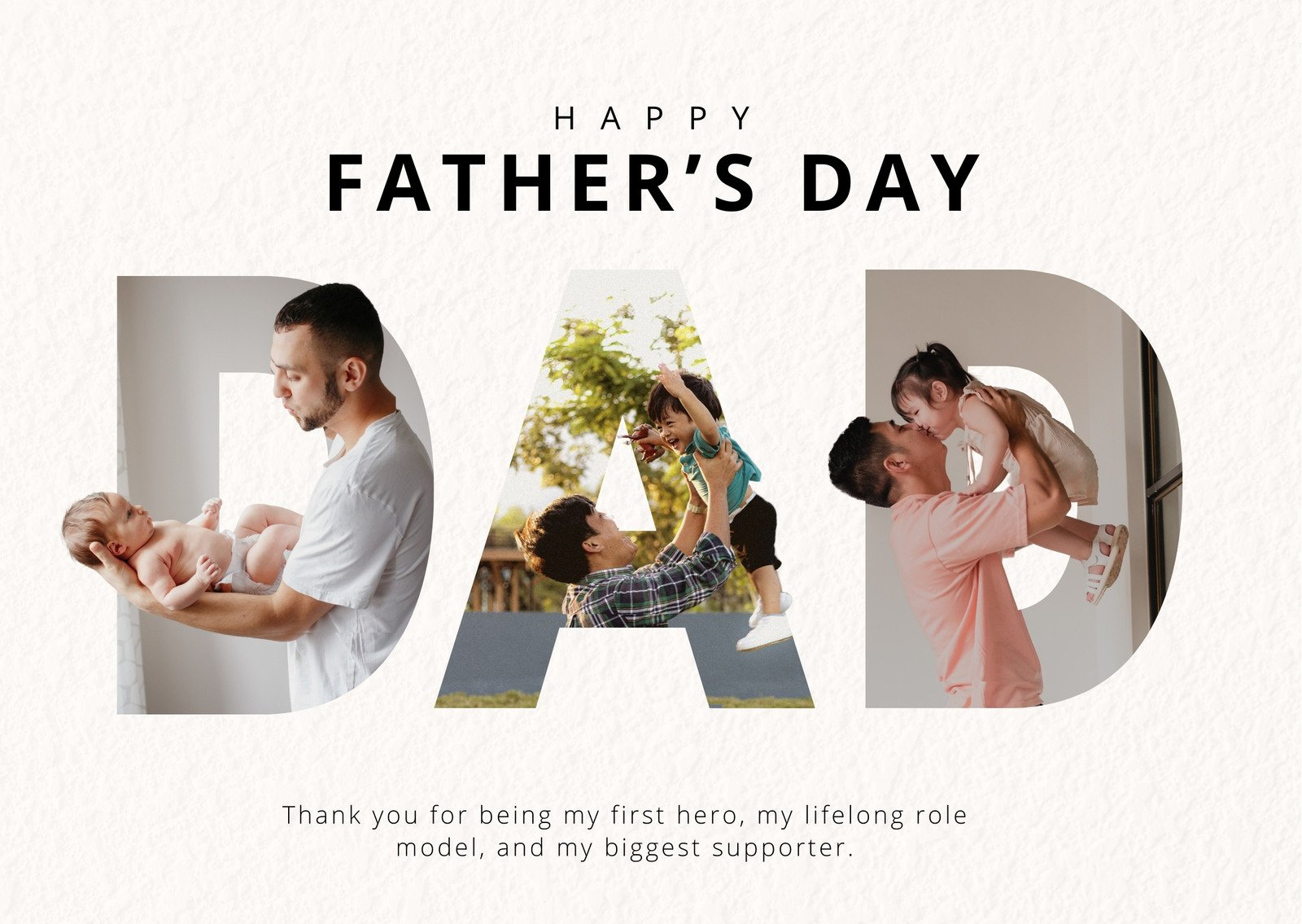 Free, Printable Father'S Day Card Templates To Personalize | Canva pertaining to Free Printable Father's Day Card For Husband