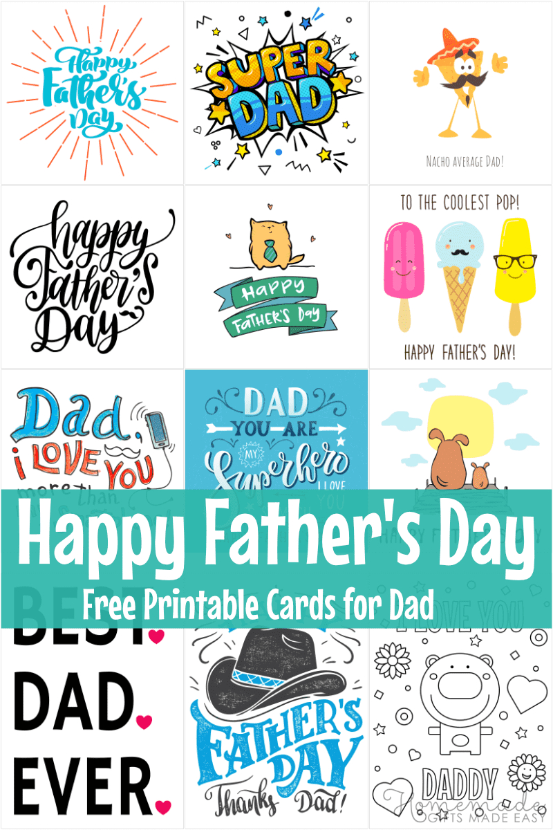 Free Printable Father'S Day Cards 2025 throughout Printable Happy Fathers Day Card