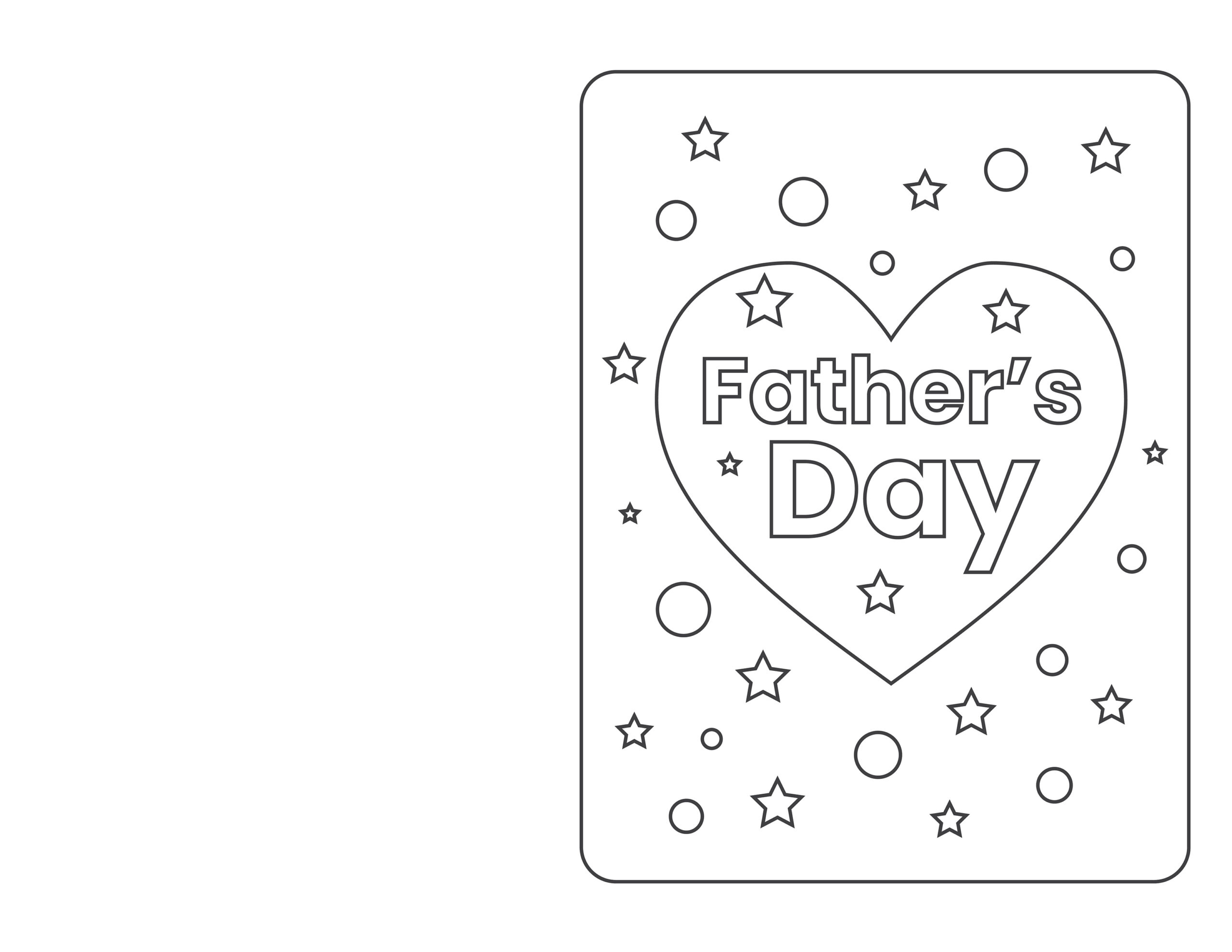 Free Printable Father'S Day Cards For Kids To Color - Happy inside Printable Fathers Day Card Template