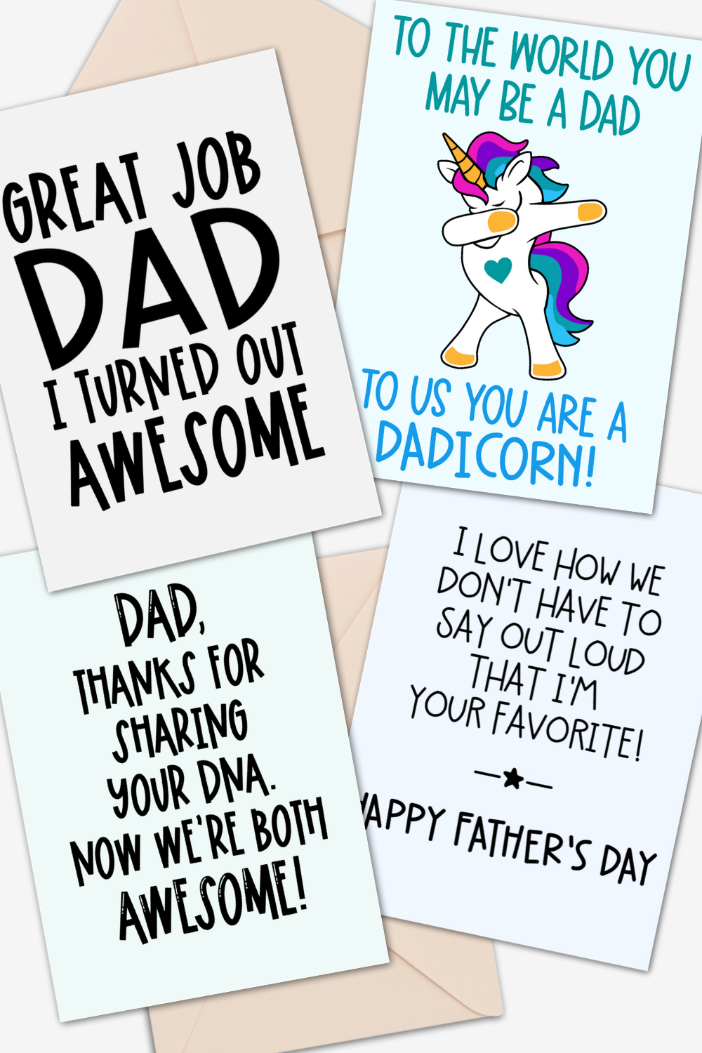 Free Printable Father'S Day Cards - Kara Creates within Funny Fathers Day Printable Cards