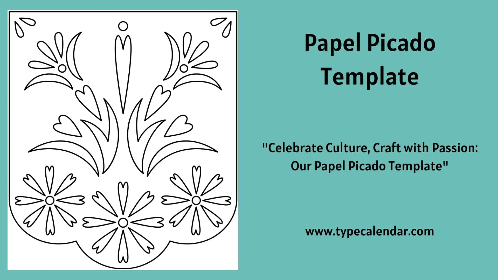 Free Printable Papel Picado Templates - Mexican Banner [Pdf] throughout Printable Easy Printable Papel Picado Template