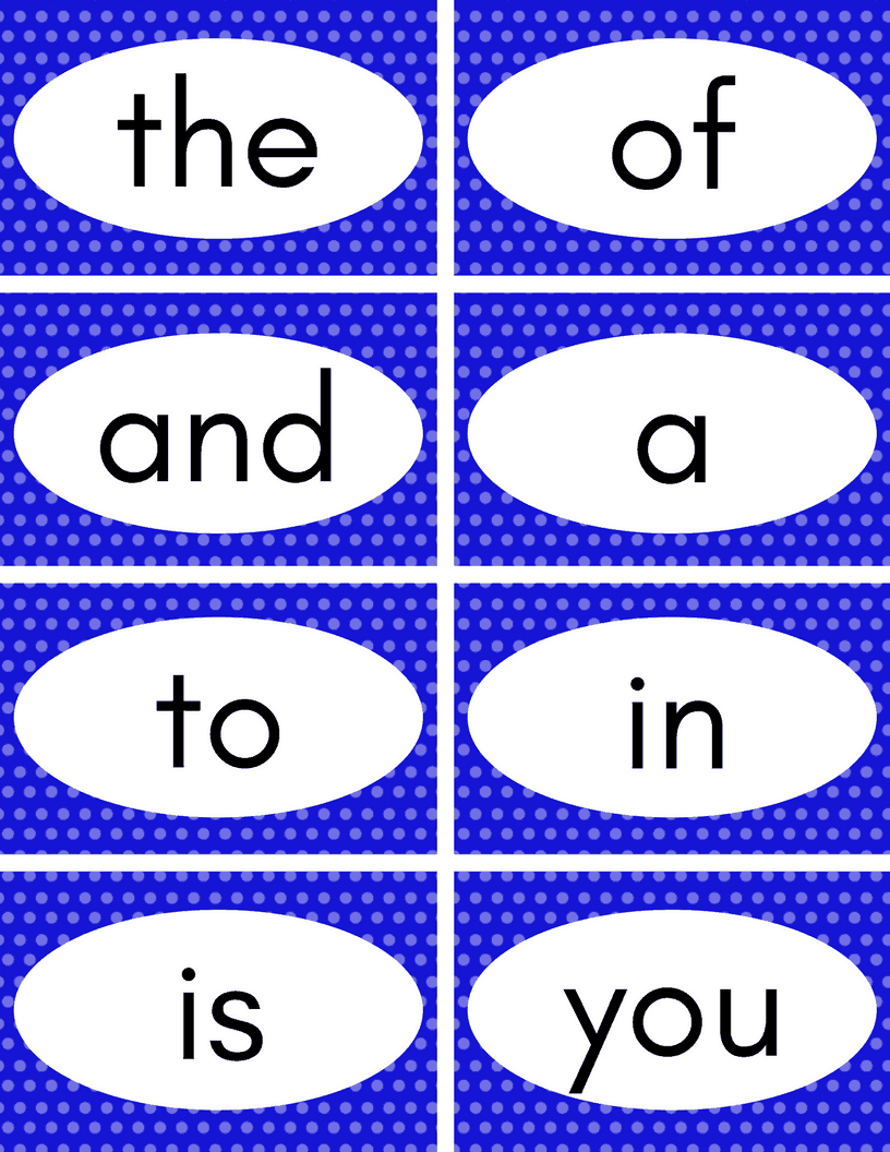 Free Printable Sight Words Flash Cards | It'S A Mother Thing for Free Printable Sight Word Flash Cards