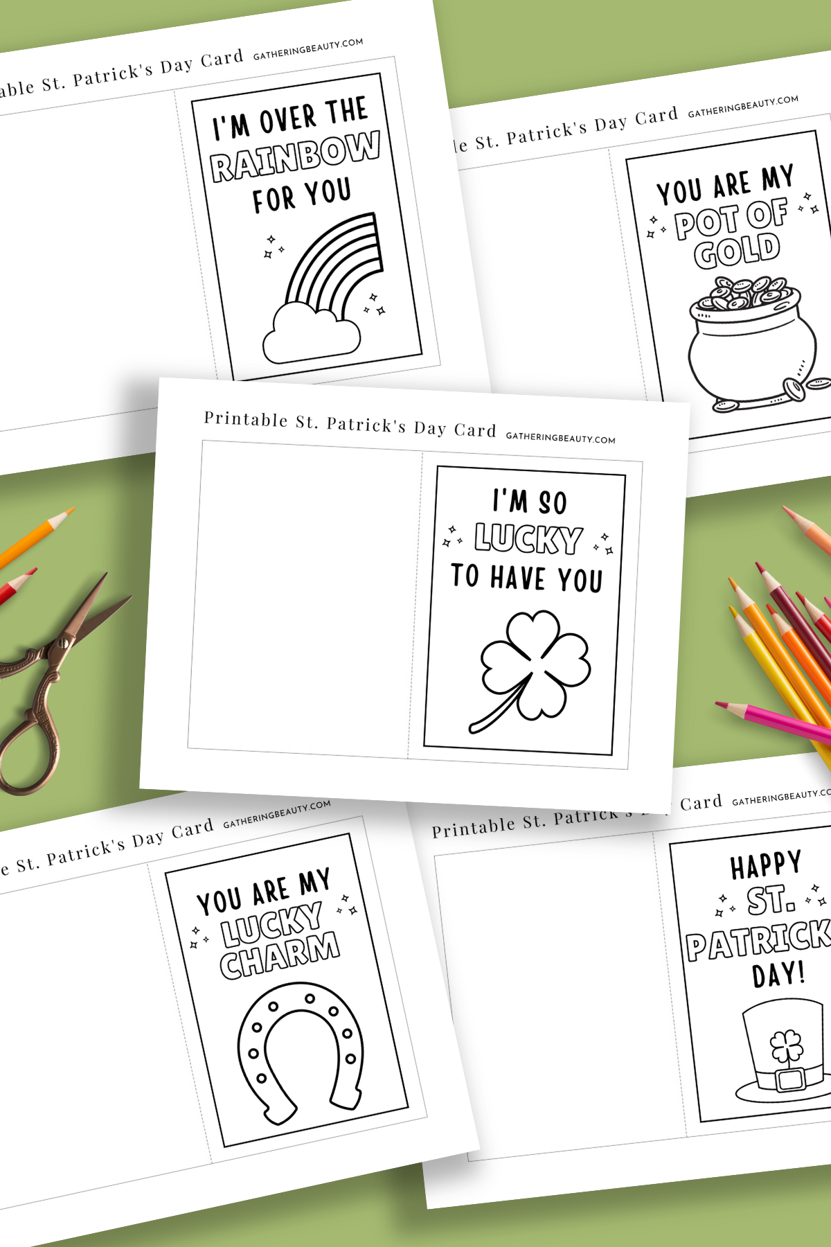 Free Printable St Patrick'S Day Cards — Gathering Beauty inside Free Printable St Patrick'S Day