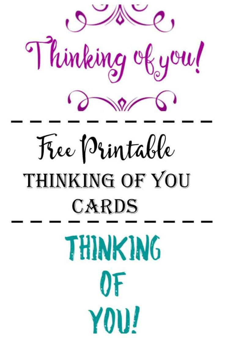 Free Printable Thinking Of You Cards within Thinking Of You Printable Cards Free