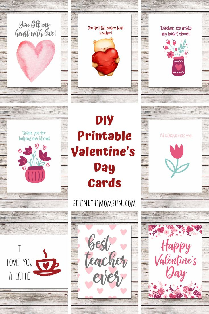 Free Teacher Appreciation Cards For Valentine'S Day regarding Printable Valentine Card For Teacher
