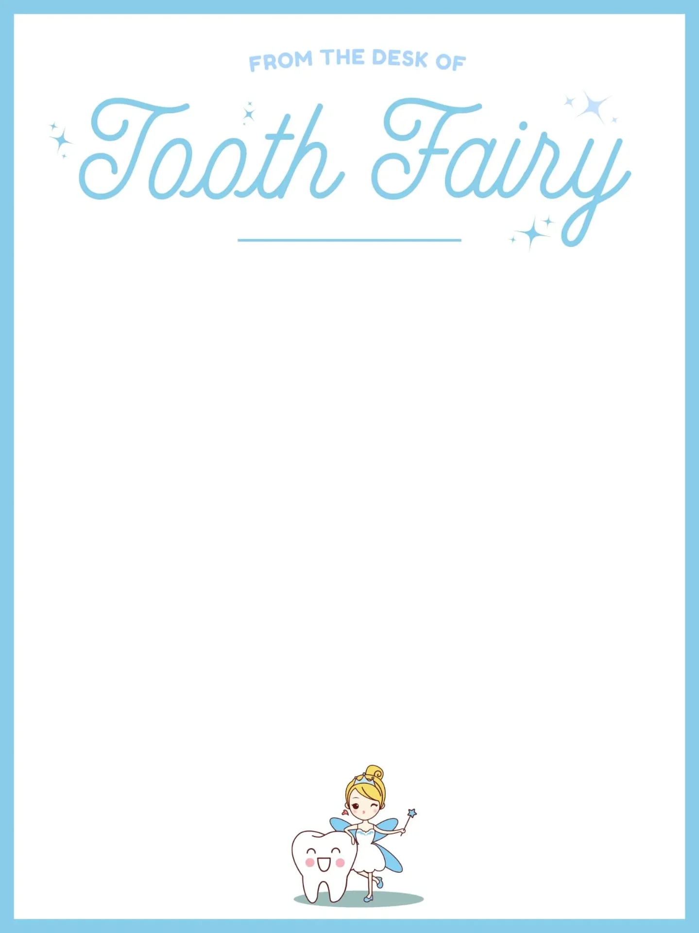 Free Tooth Fairy Letter Generator | Create Magical Letters In Seconds with Free Printable Tooth Fairy Note
