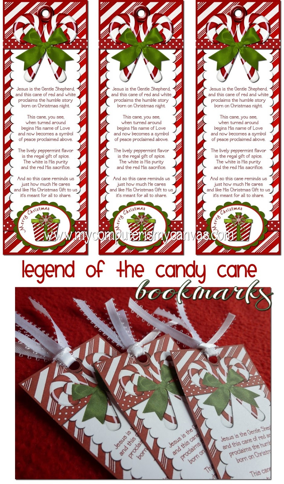 Freebie} Candy Cane Legend - My Computer Is My Canvas for Story Of The Candy Cane Christian Printable