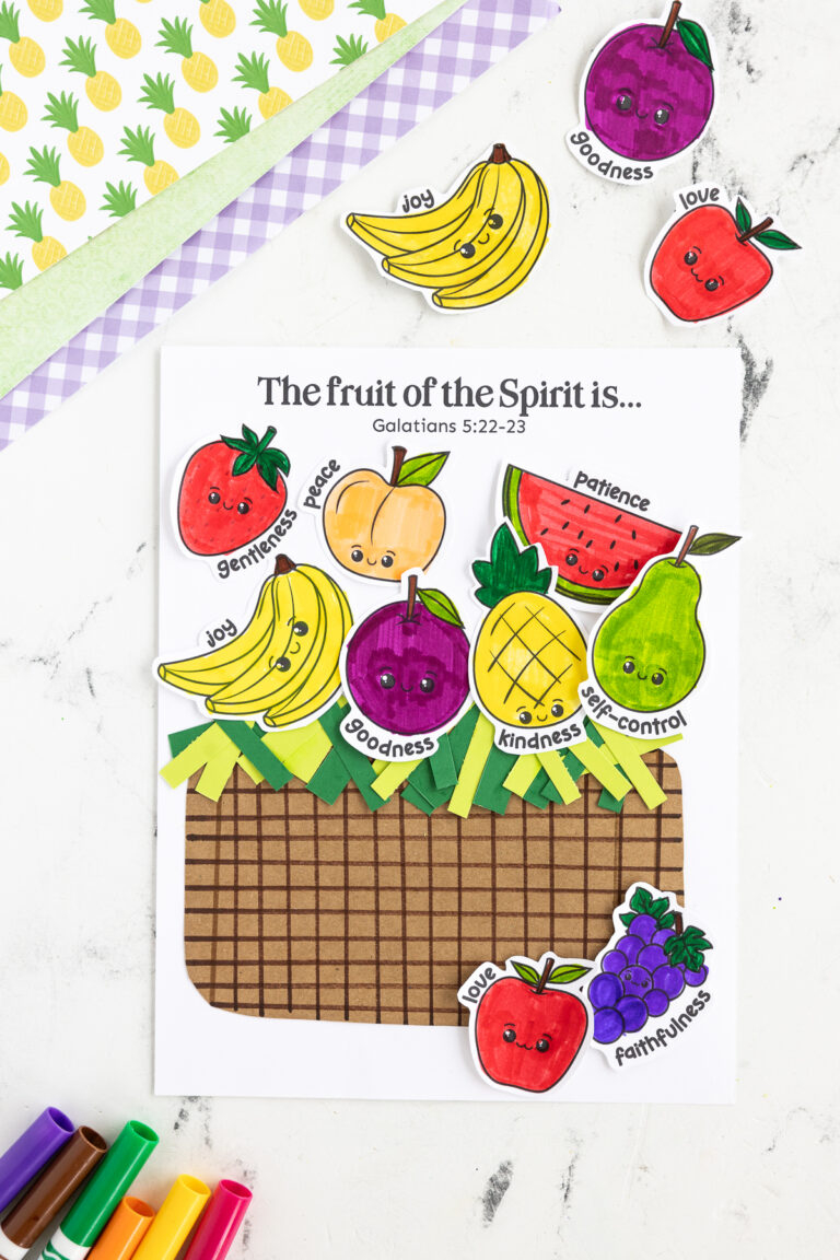 Fruit Of The Spirit Craft - Made To Be A Momma intended for Printable Fruit of the Spirit Craft