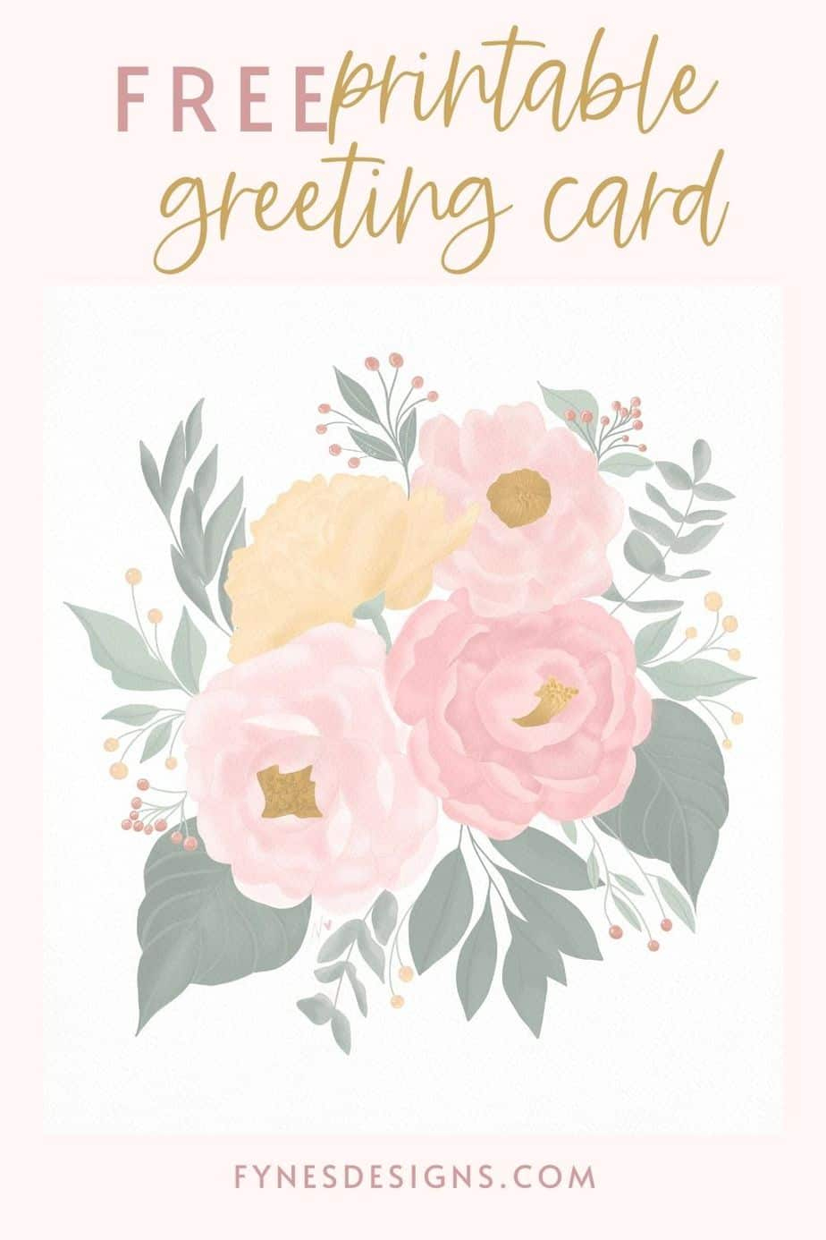 Gouache Floral - Birthday Card | Greetings Island - Worksheets Library pertaining to Island Greetings Free Printable Cards