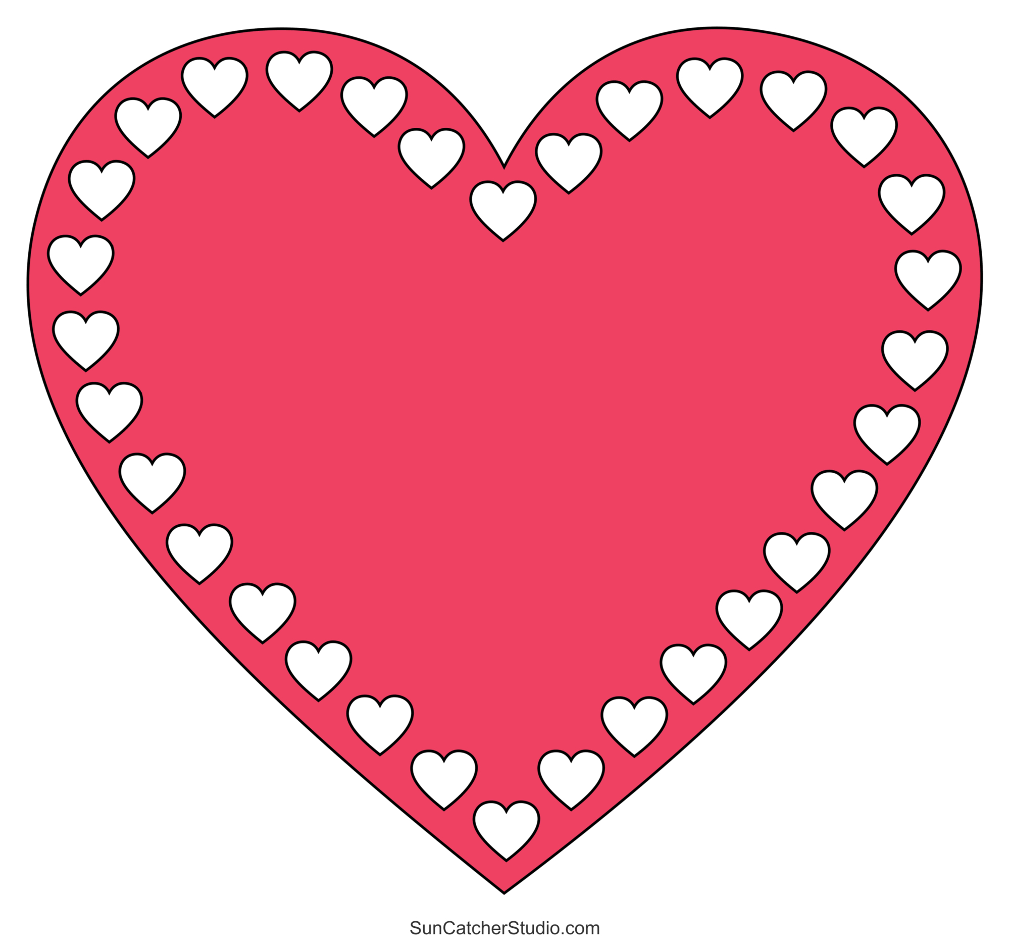 Heart Patterns (Free Printable Valentines Day Clip Art) – Free intended for Valentine's Day Hearts Printable