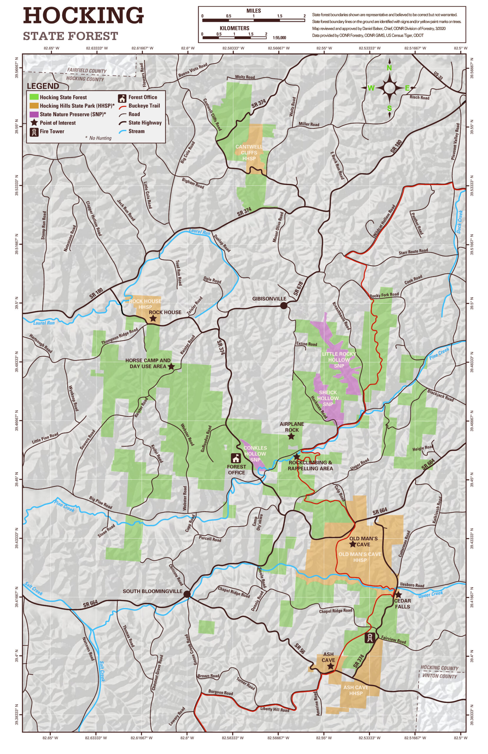 Hocking Hills Parks, Trails, & Hiking | Explore Hocking Hills throughout Printable Hocking Hills Trail Maps