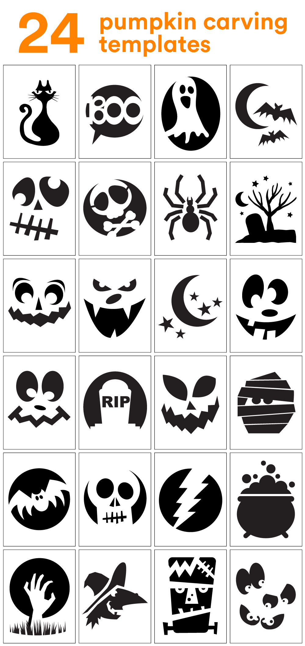 How To Carve The Coolest Pumpkin On The Block (Carving Stencils throughout Printable Cute Pumpkin Carving Templates