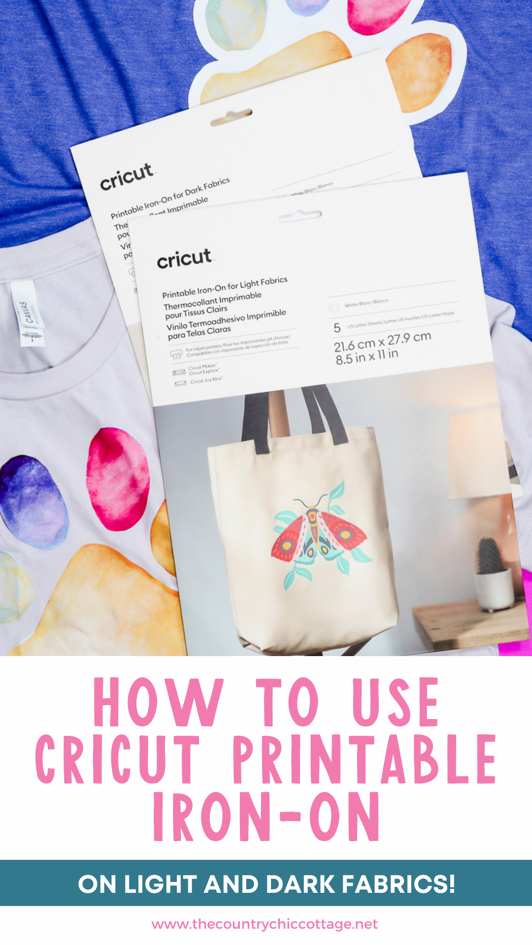 How To Use Cricut Printable Iron-On - Angie Holden The Country with regard to Cricut Printable Iron on Sheets
